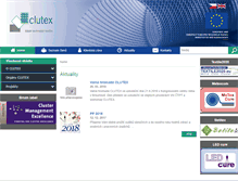 Tablet Screenshot of clutex.cz